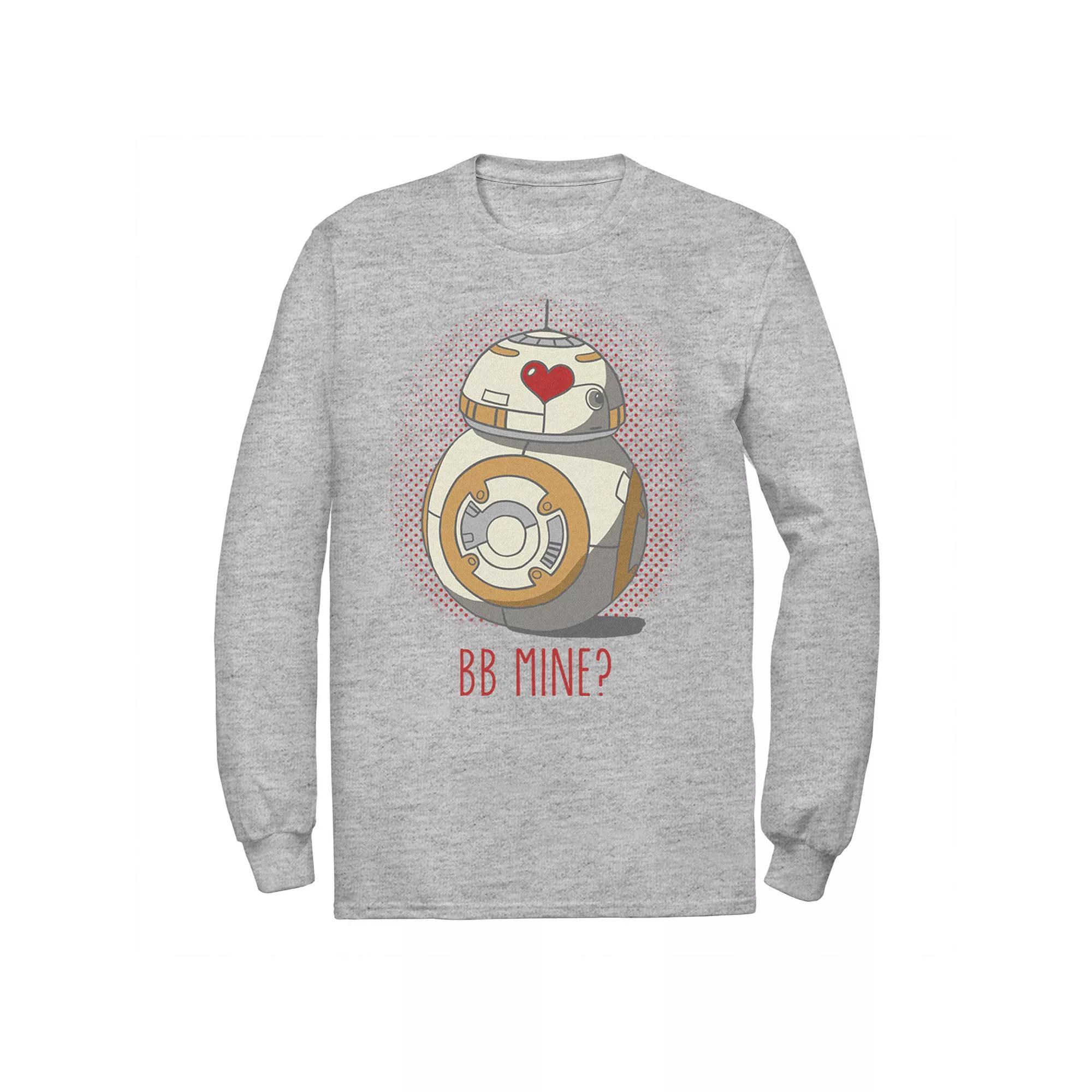 Men's Star Wars BB-8 Mine Tee, Size: Small, Athletic Grey Product Image