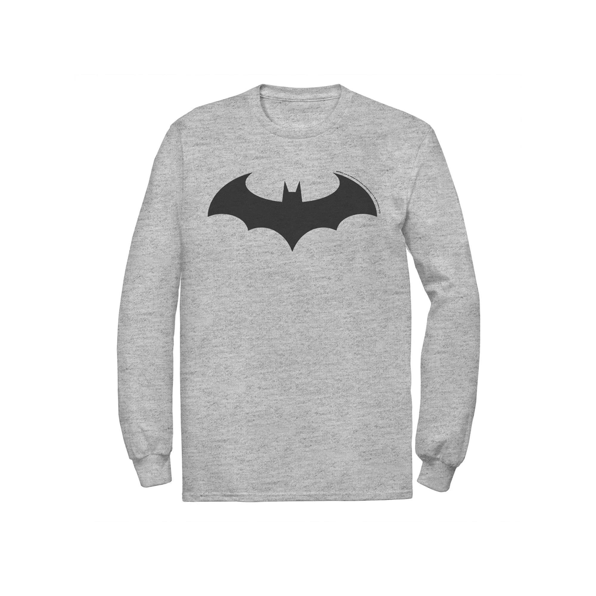 Men's DC Comics Batman Simple Bat Logo Tee, Size: Small, Athletic Grey Product Image