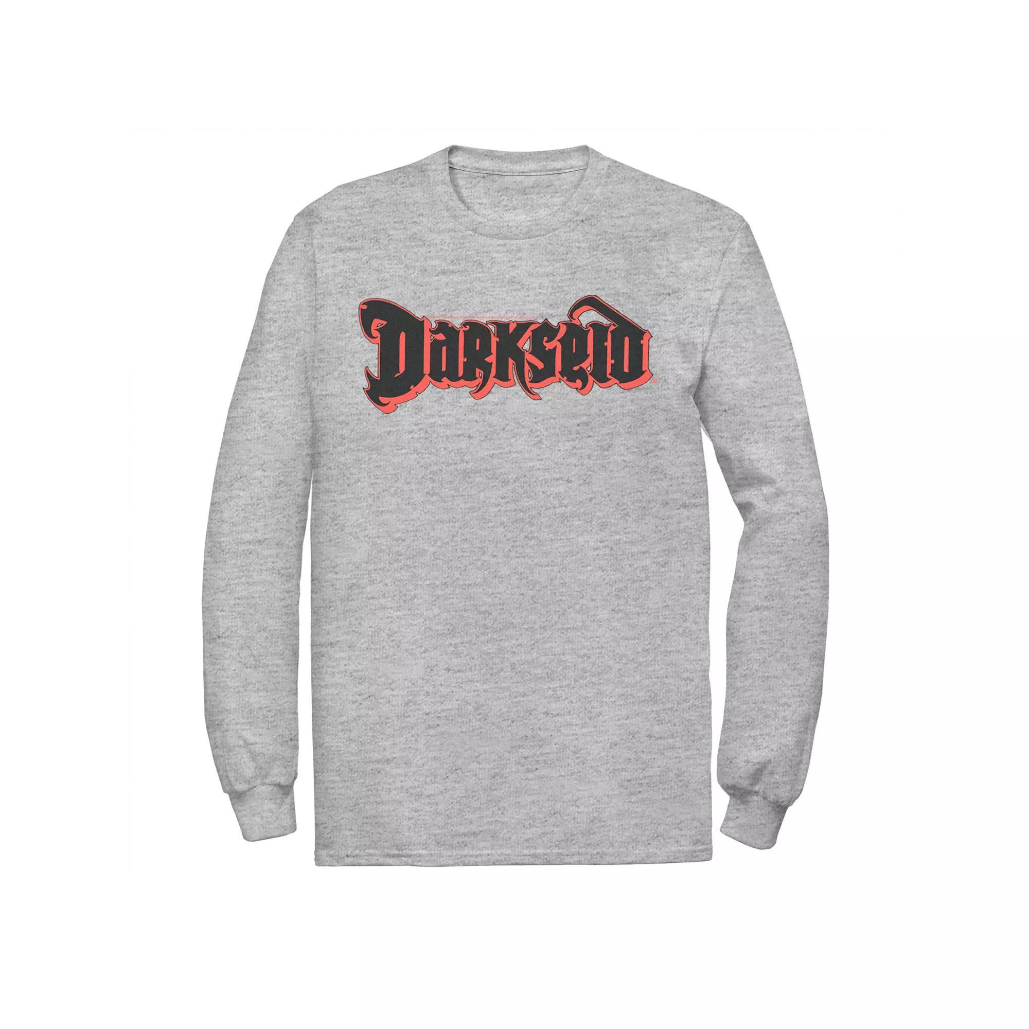 Men's DC Comics Darkseid Text Logo Poster Tee, Size: XL, Athletic Grey Product Image