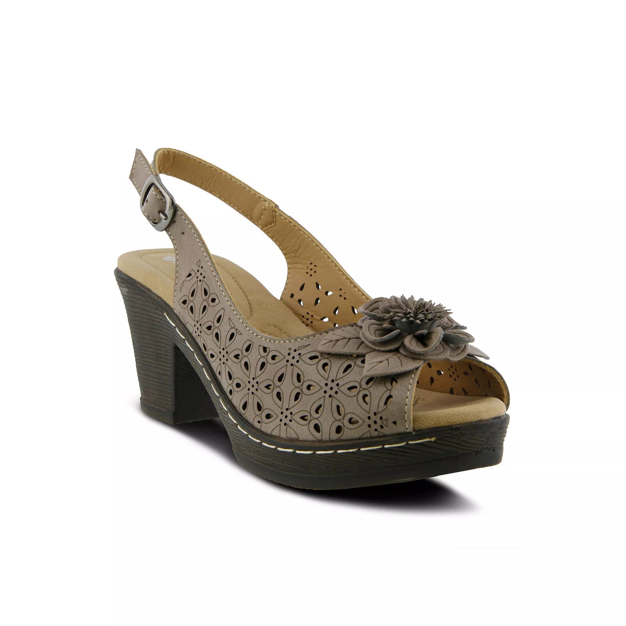 Patrizia Doriday Women's Slingback Sandals, Size: 40, Brown Product Image