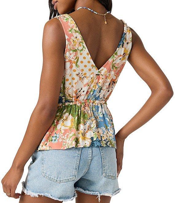 O'Neill Luiza Mixed-Media Floral Tank Top Product Image