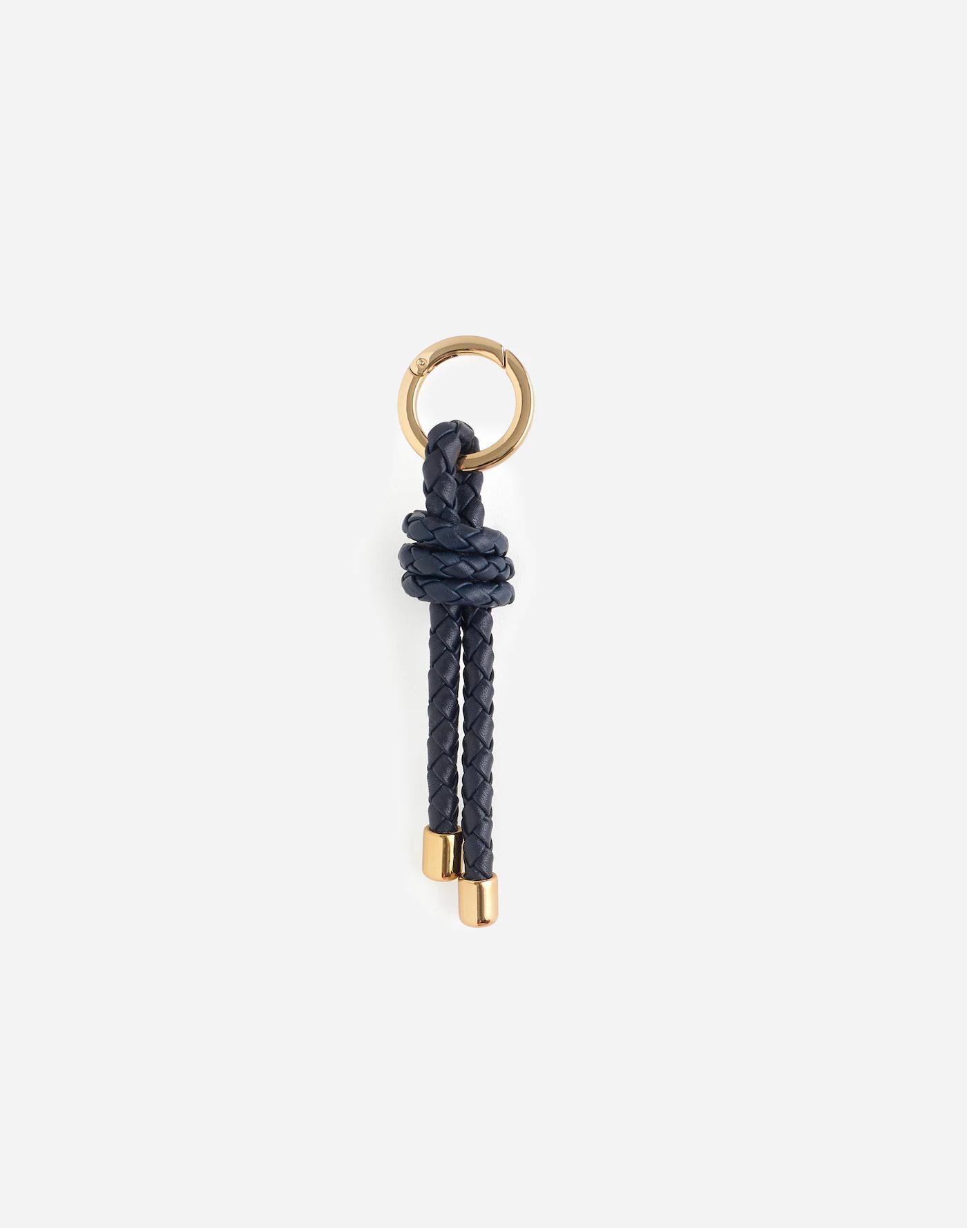 Woven Leather Bag Charm Product Image