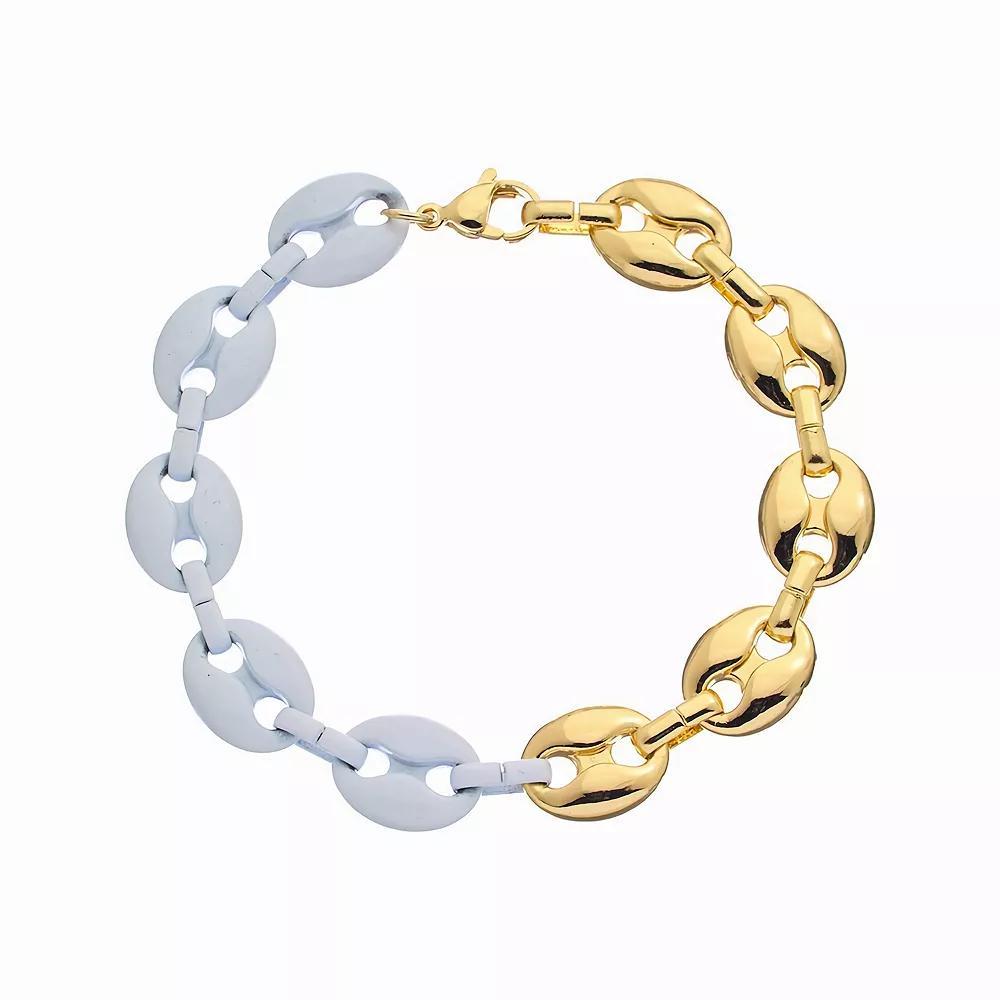 Juvell 18k Gold Plated Bracelet, Women's, Size: 7", Gold Tone Product Image