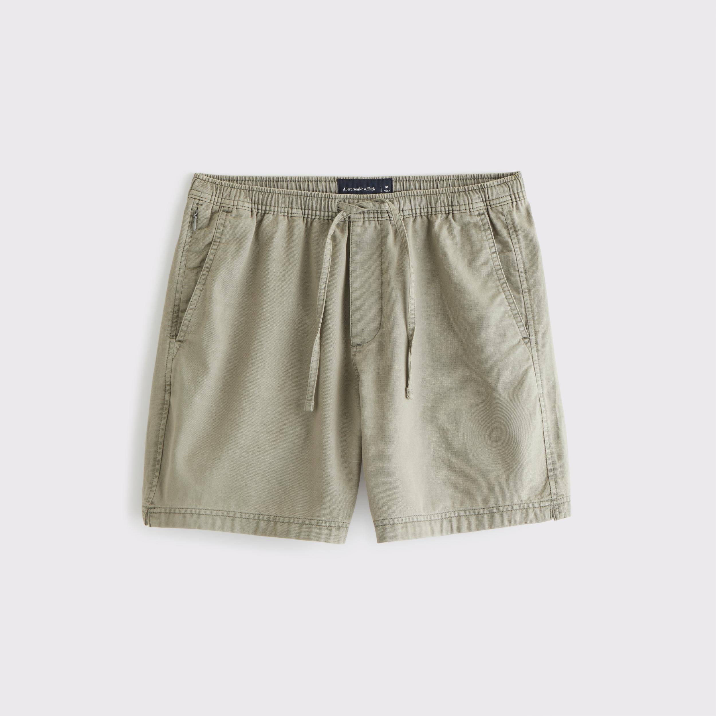 Cotton-Blend Pull-On Short Product Image