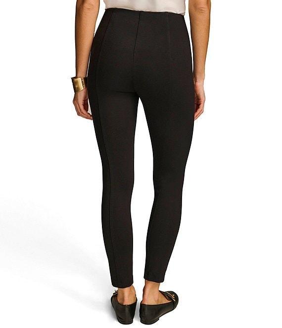 Donna Karan Ponte Mid Rise Pull-On Ankle Pant Product Image