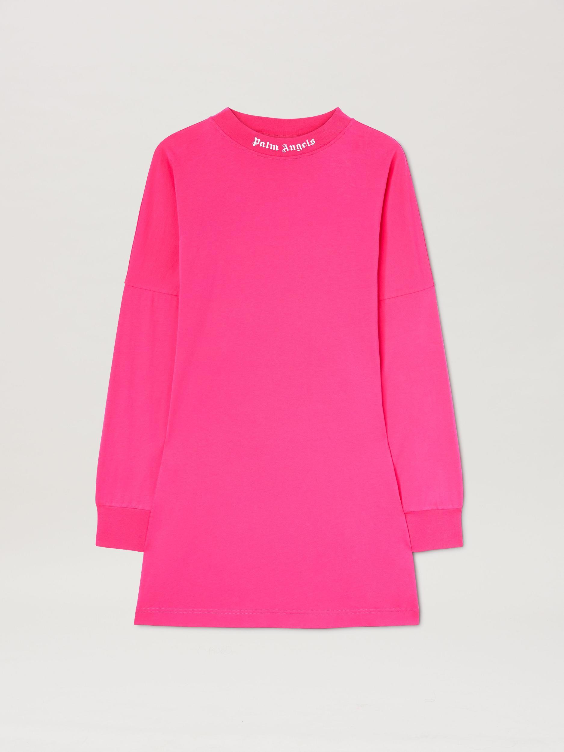 B CURVED LOGO MINI TEE DRESS FUCHSIA - S Product Image