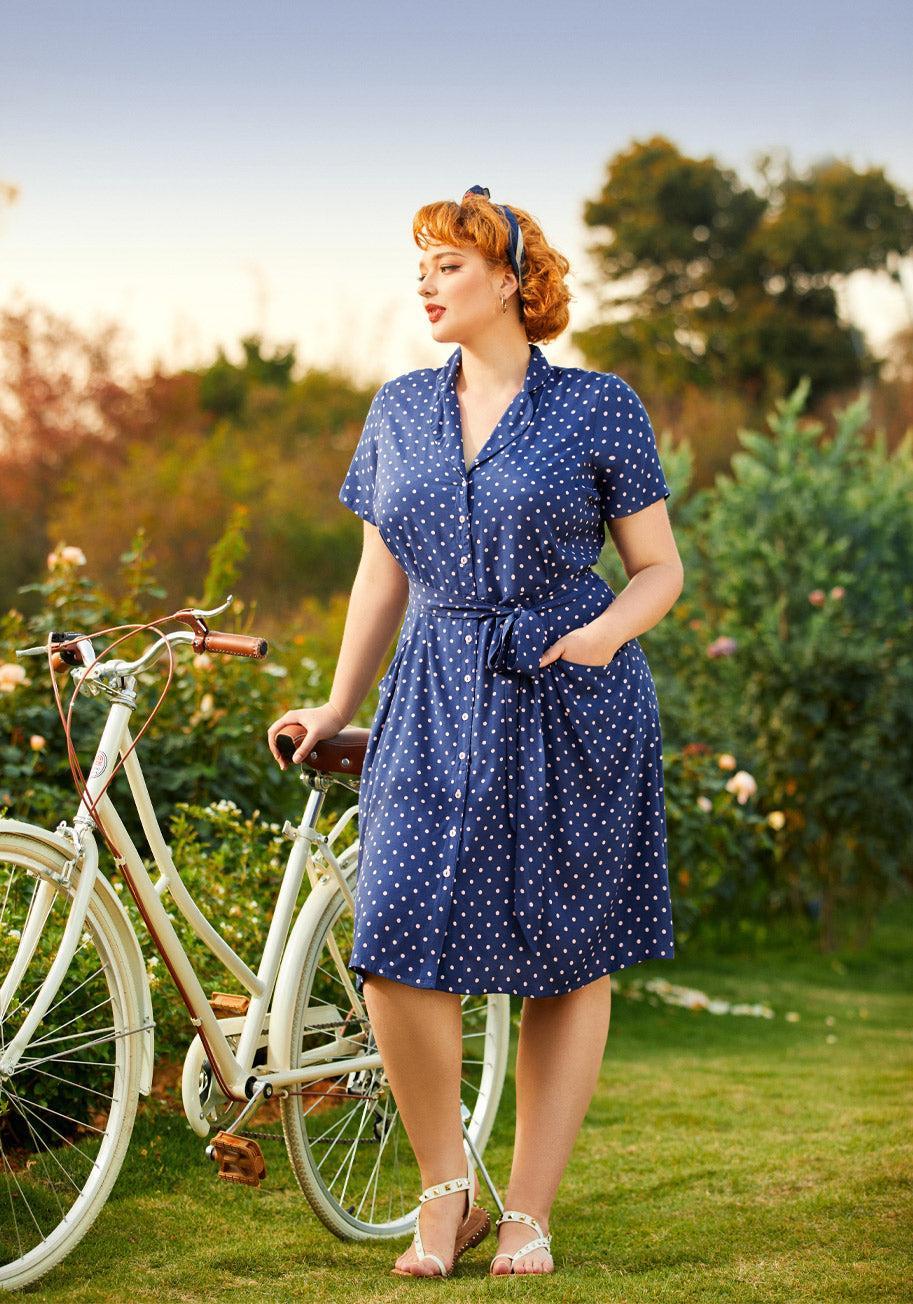 Playing House A-Line Shirt Dress Product Image