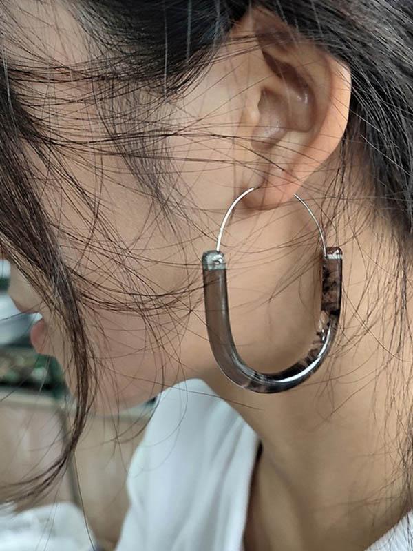 Geometric Drop Earrings Product Image