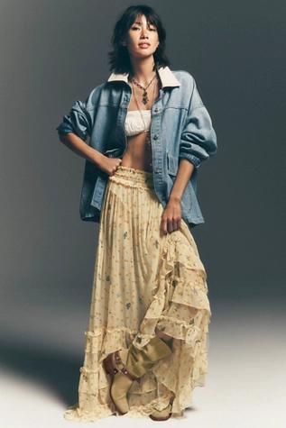 We The Free Lemon Denim Jacket Product Image