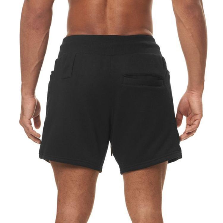 Drawstring Waist Plain Sweatshorts Product Image
