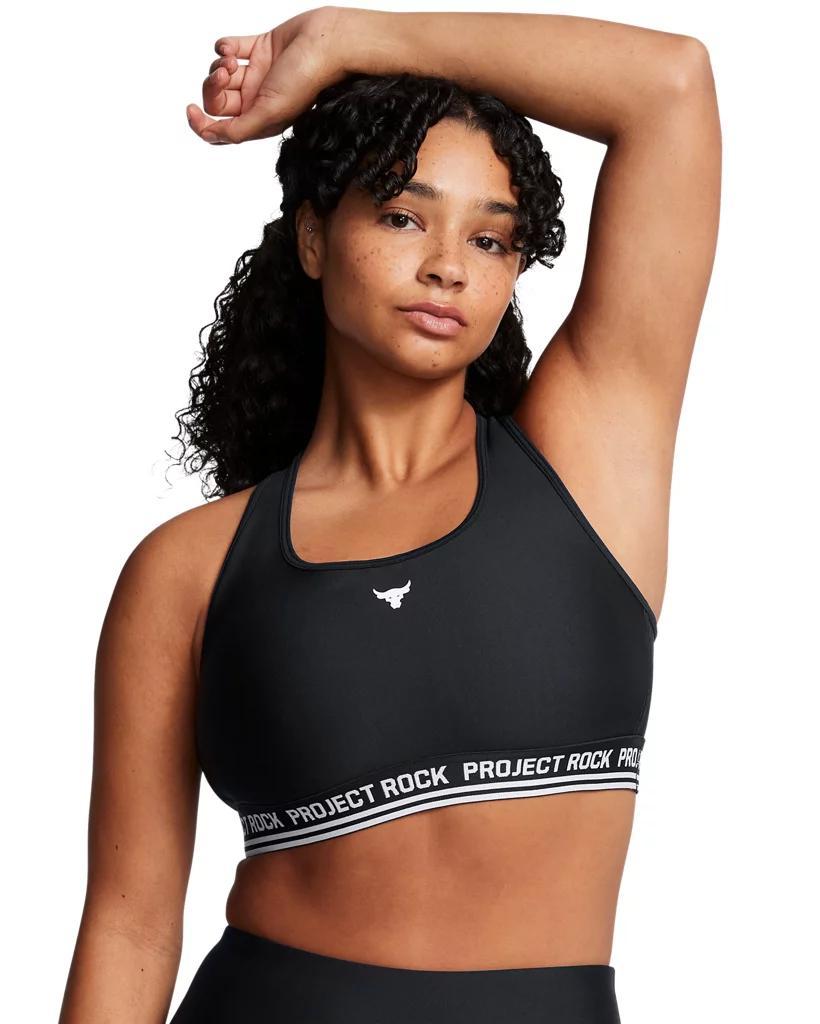 Women's Project Rock Crossback Mid Sports Bra Product Image