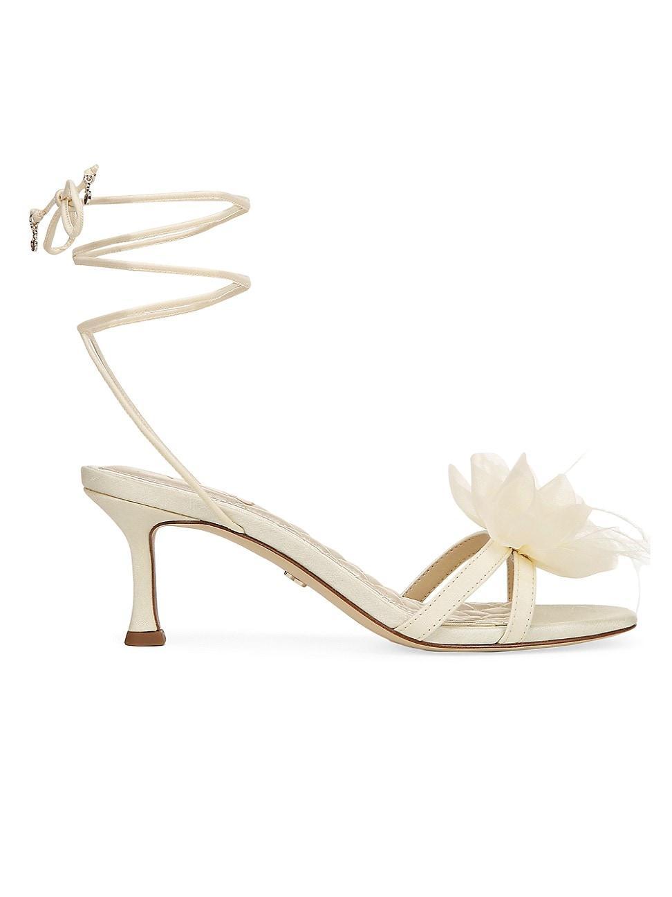 Womens Pammie Floral-Embellished Strappy Sandals Product Image