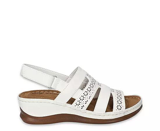 Easy Street Alexi Slingback Womens Wedge Sandals Product Image
