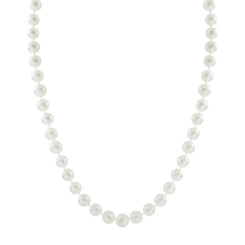 10k Gold Freshwater Cultured Pearl Necklace - 23, Womens, White Product Image