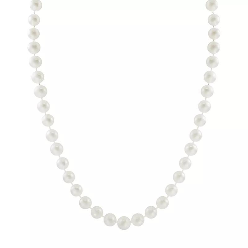 10k Gold Freshwater Cultured Pearl Necklace - 23, Womens, White Product Image