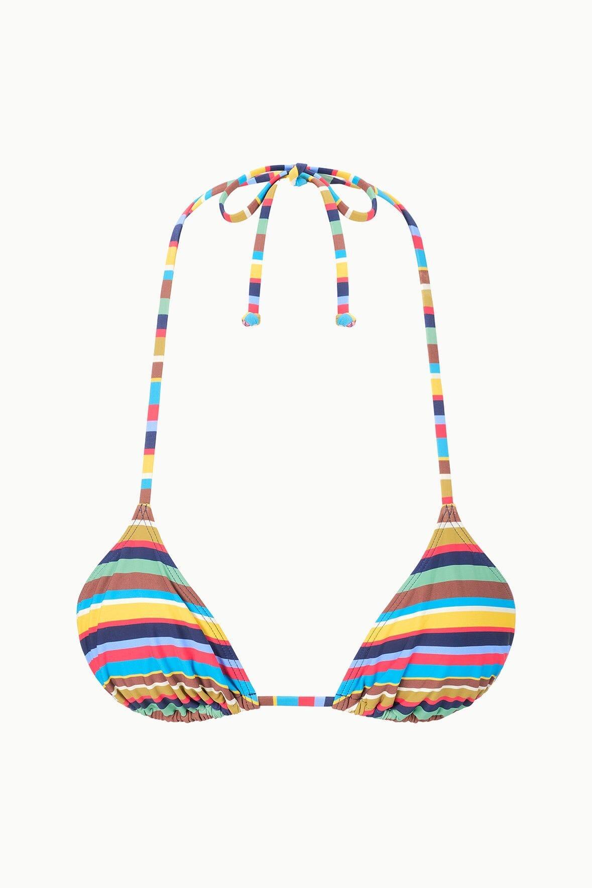 LIDO BIKINI TOP | MARKET STRIPE Product Image