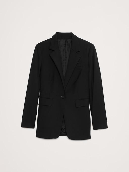 Slim Italian Wool Blazer Product Image