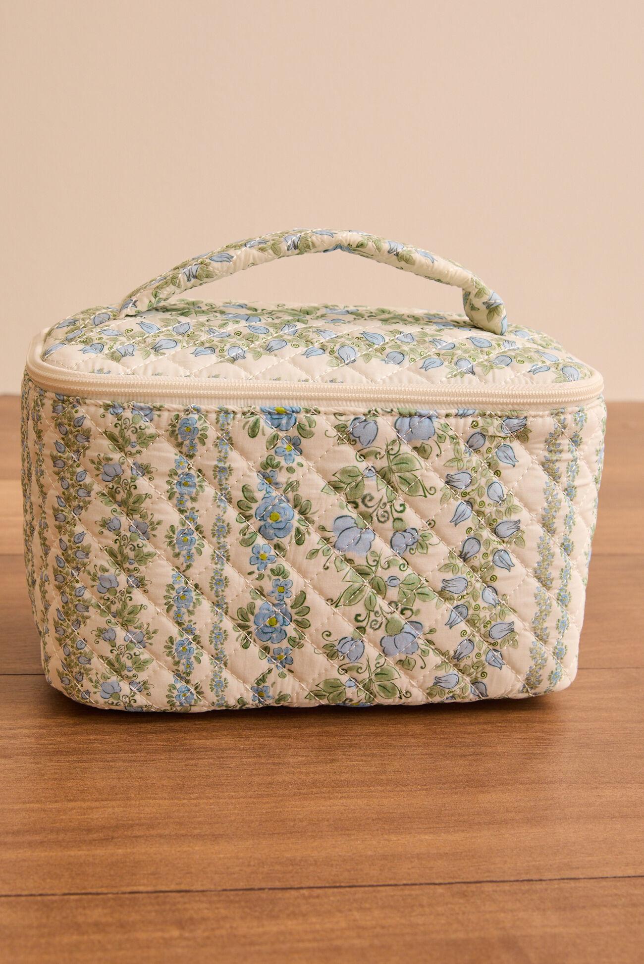 Cecile Quilted Makeup Bag Product Image