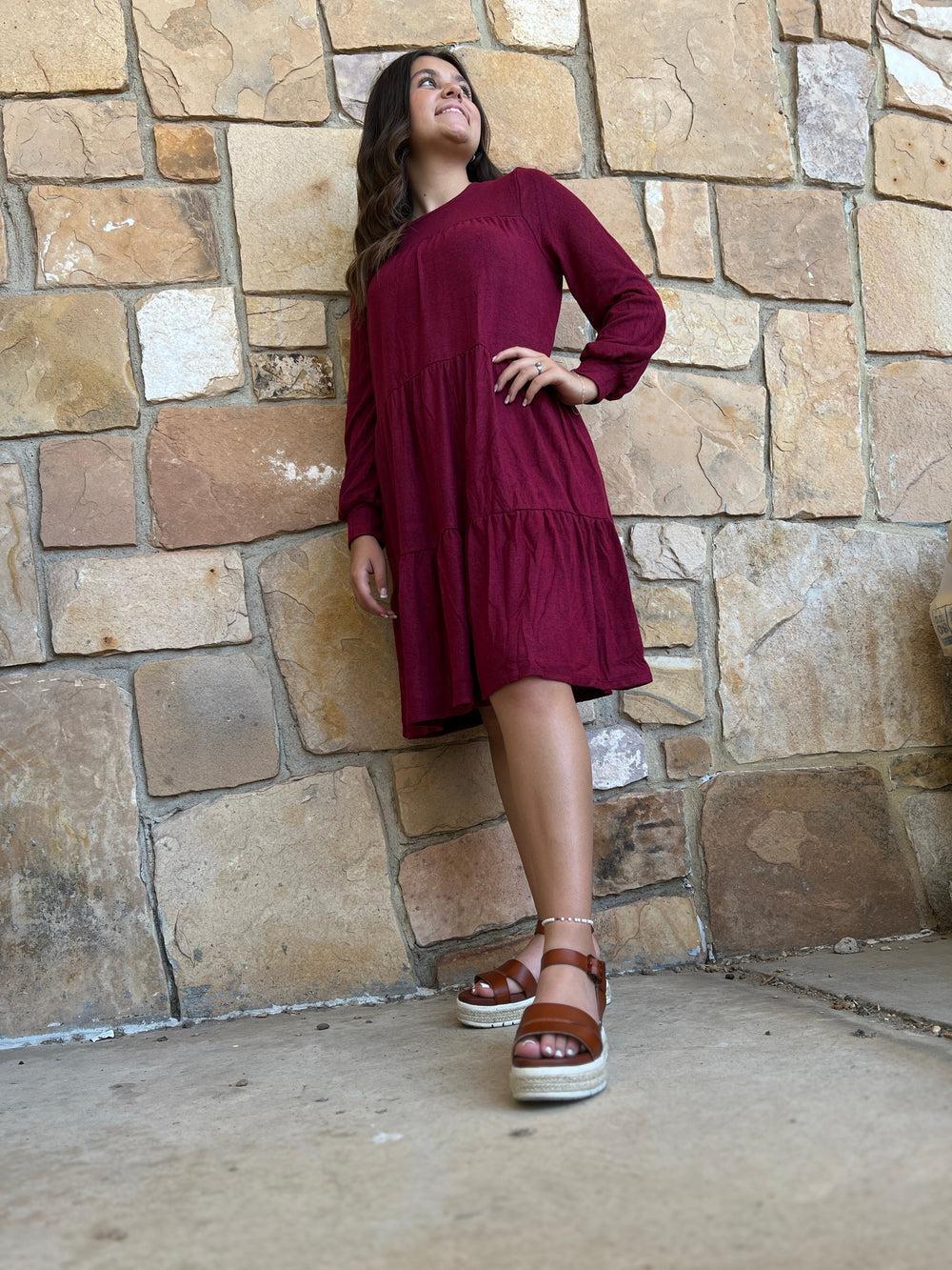 Still Be Here Layered Dress - 4 Colors Product Image