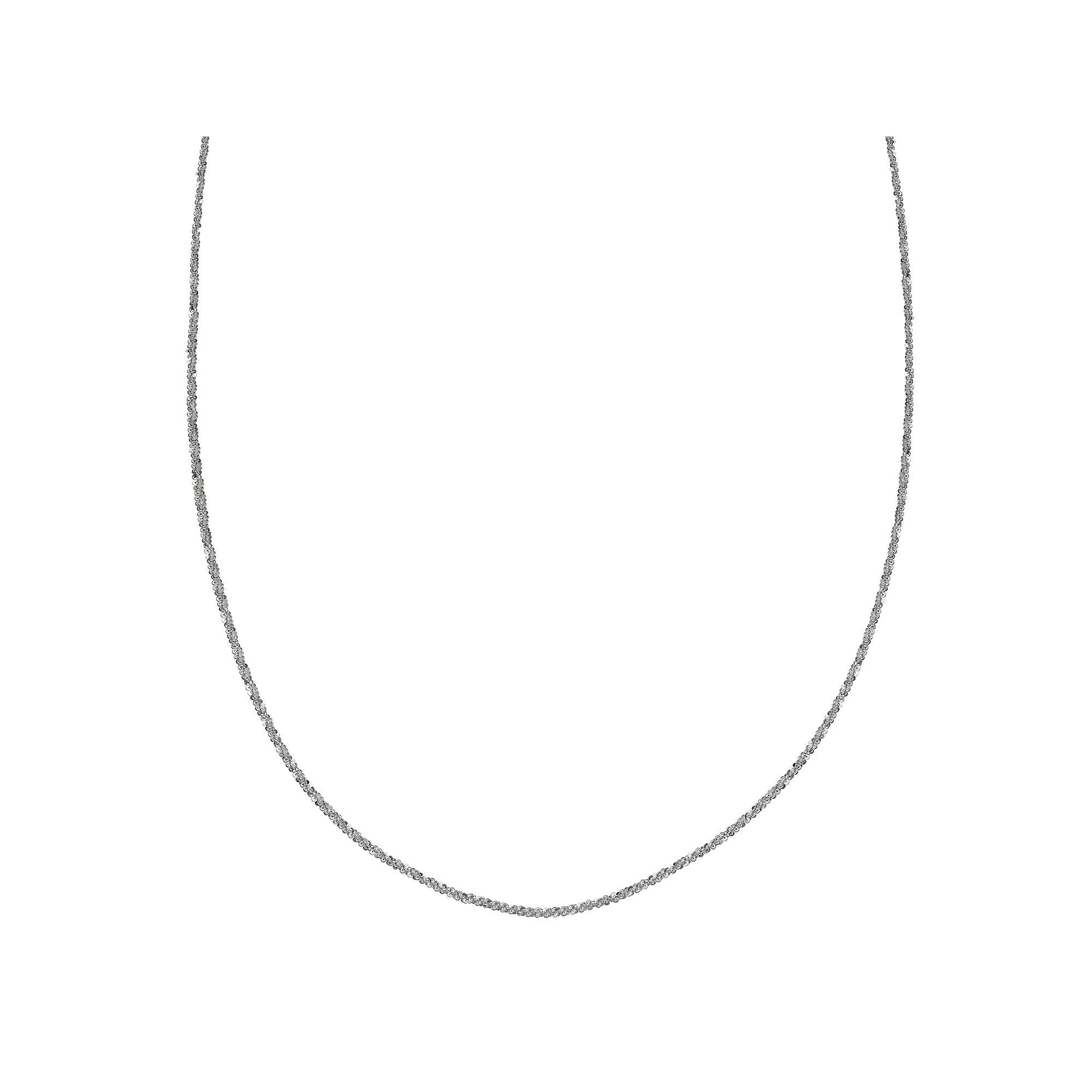 PRIMROSE Sterling Silver Sparkle Chain Necklace, Women's, Size: 18" Product Image