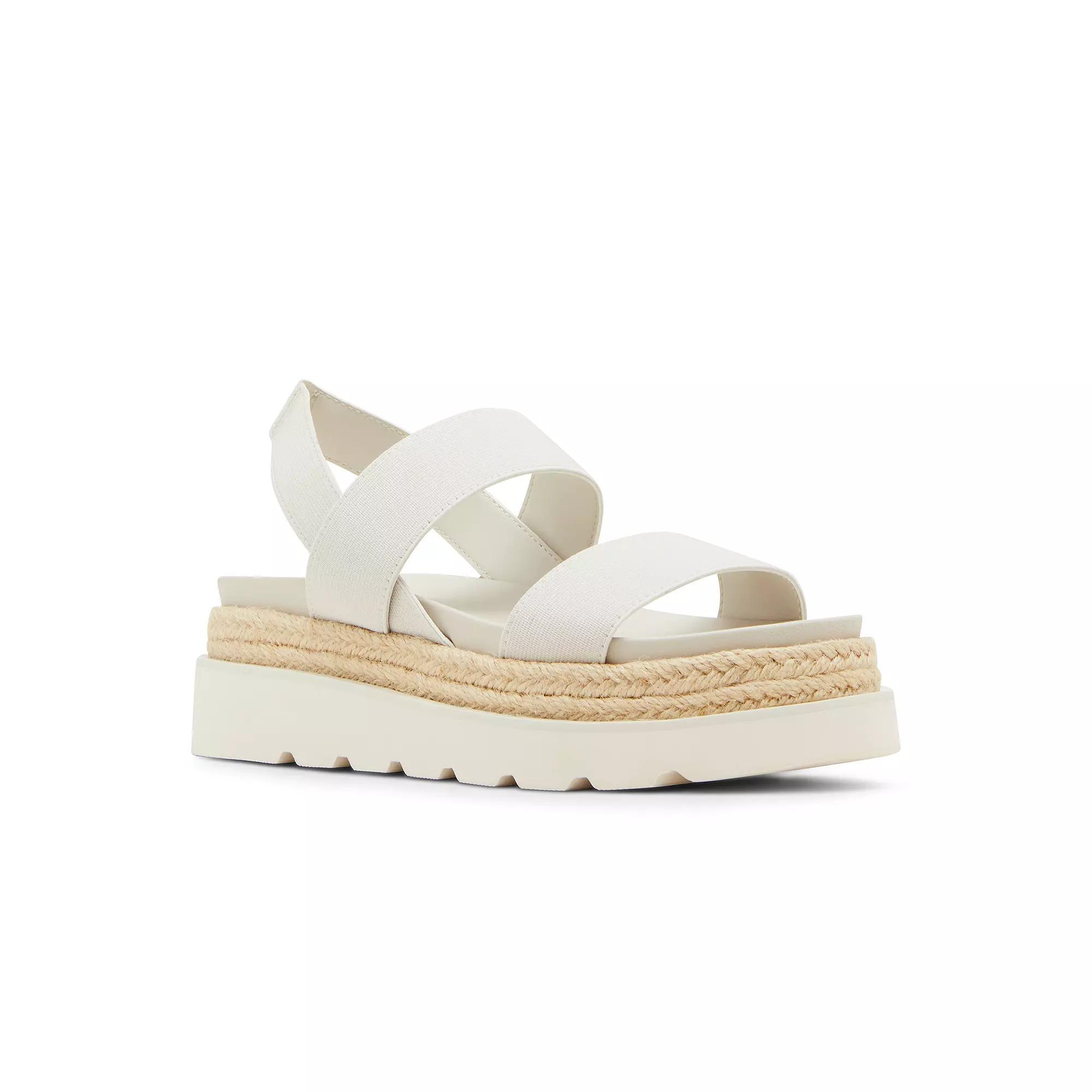 madden girl Marccyy Women's Platform Sandals, Size: 8.5, Ivory Product Image