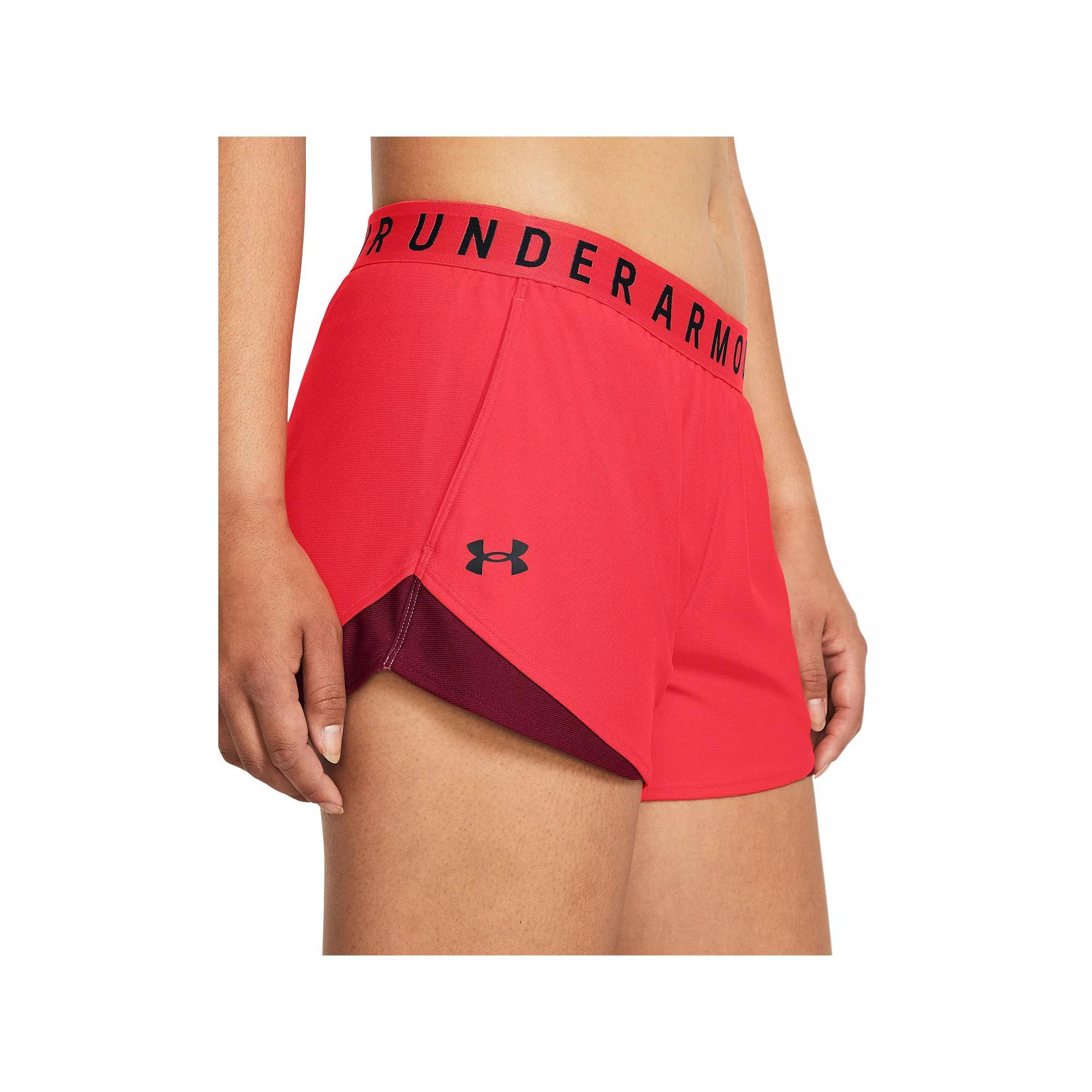 Women's Under Armour Play Up 3.0 Shorts, Size: XS, Racer Red Product Image