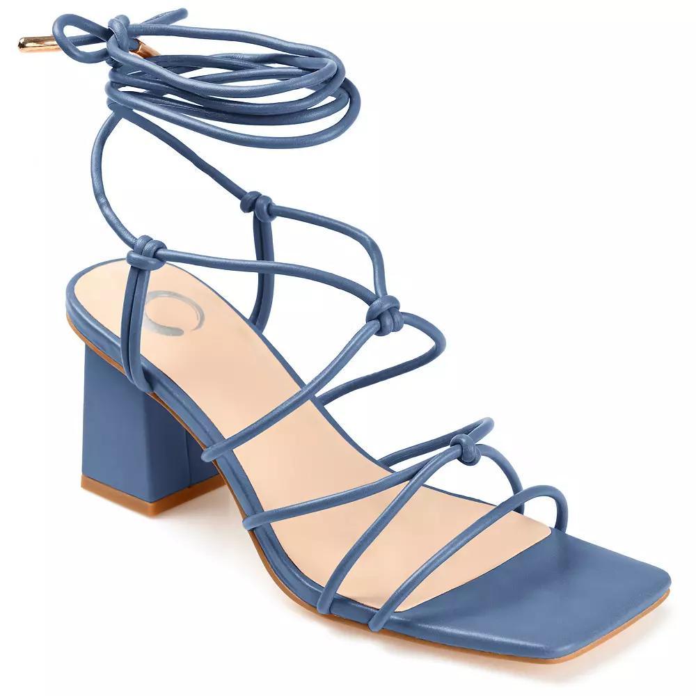 Journee Harpr Womens Tru Comfort Foam Strappy Heel Sandals Product Image