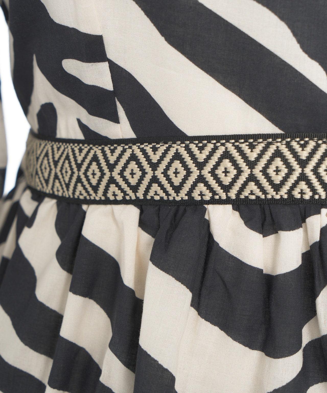 Beach dress with animal print Product Image