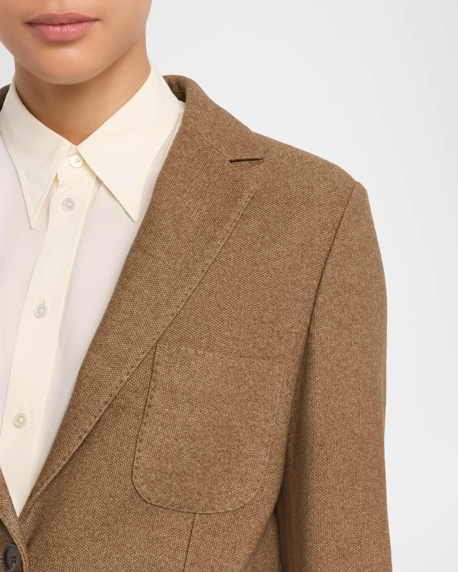 Single-Breasted Cashmere Jacket Product Image