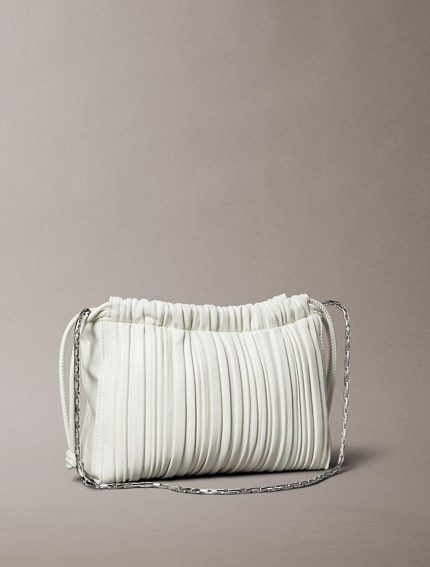 Plisse Drawstring Crossbody Bag Product Image