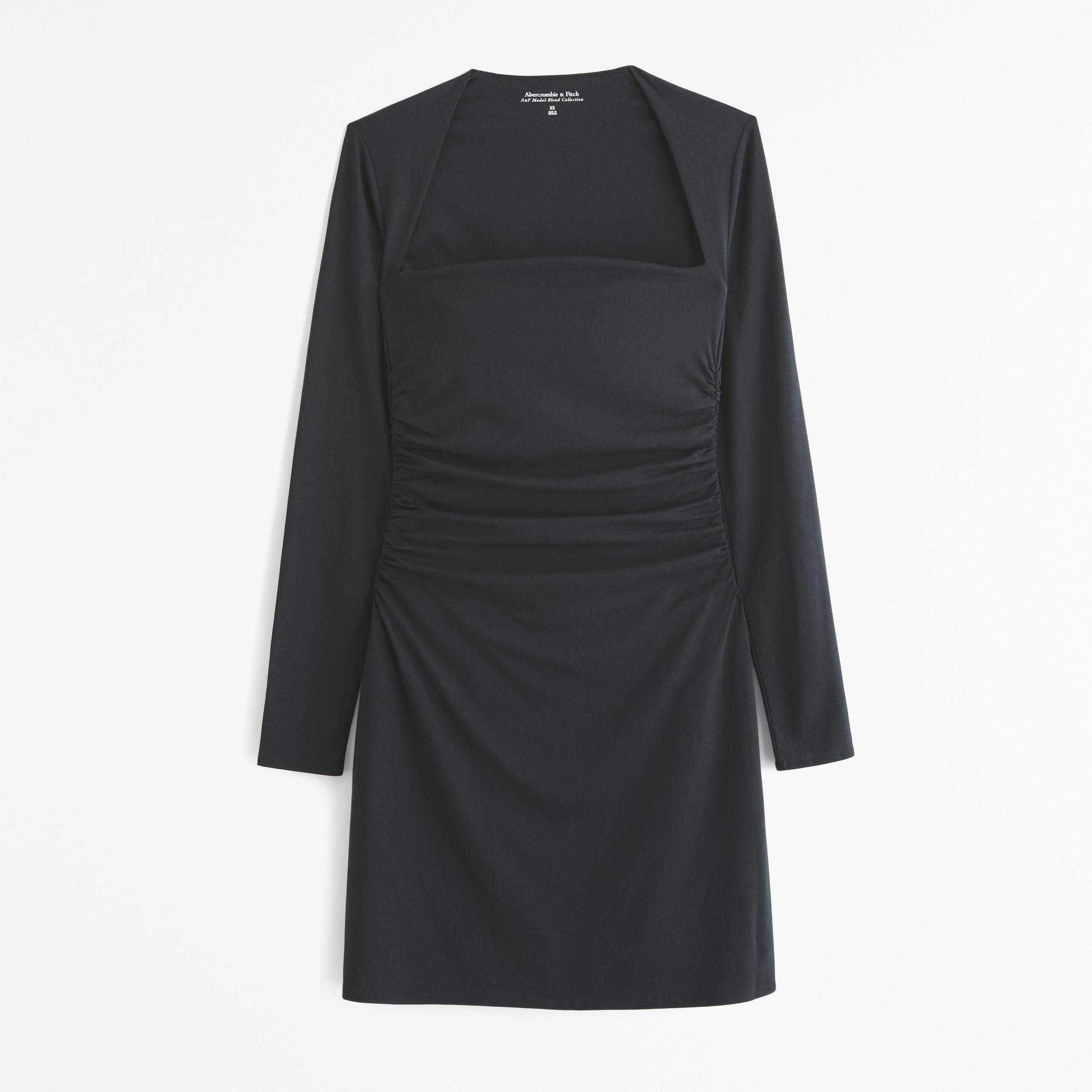 The A&F Ava Long-Sleeve Mini Dress Product Image