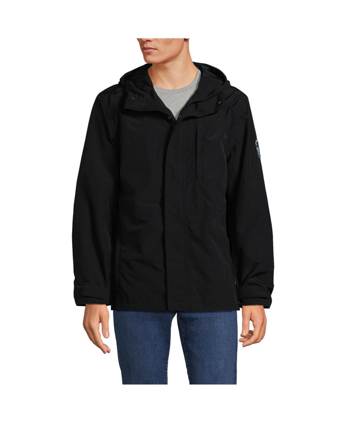 Men's Lands' End Squall Rain Jacket, Size: Medium, Deep  Blue Product Image