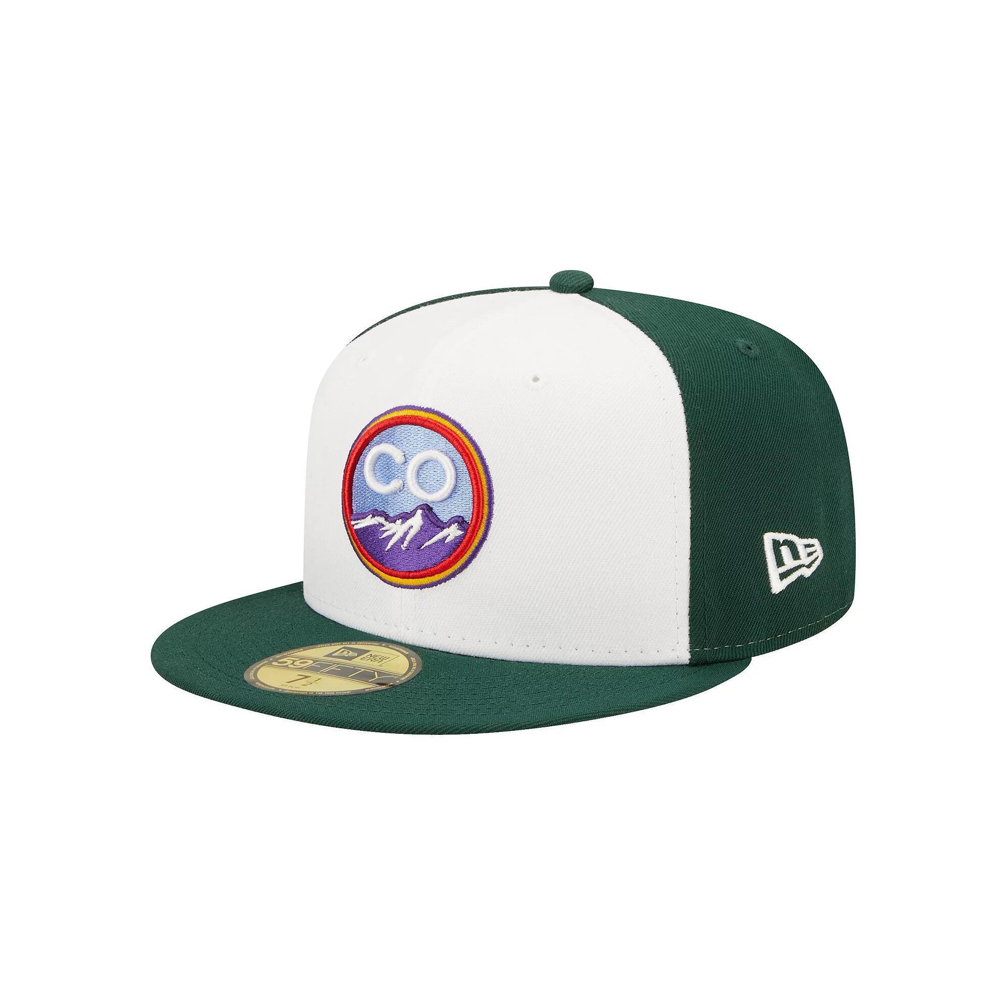 Men's New Era White Colorado Rockies 2022 City Connect 59FIFTY Fitted Hat, Size: 7 1/4 Product Image