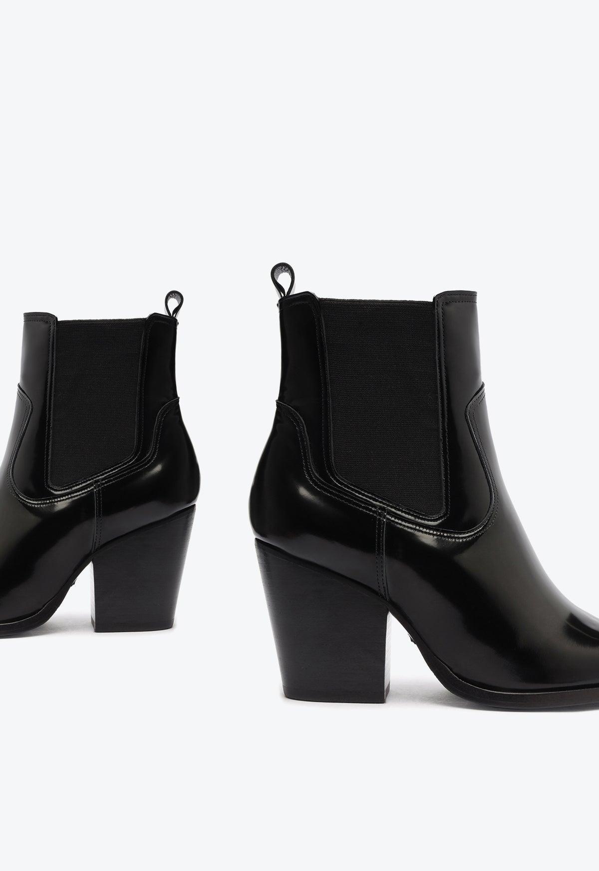 Brandy Leather Bootie Product Image