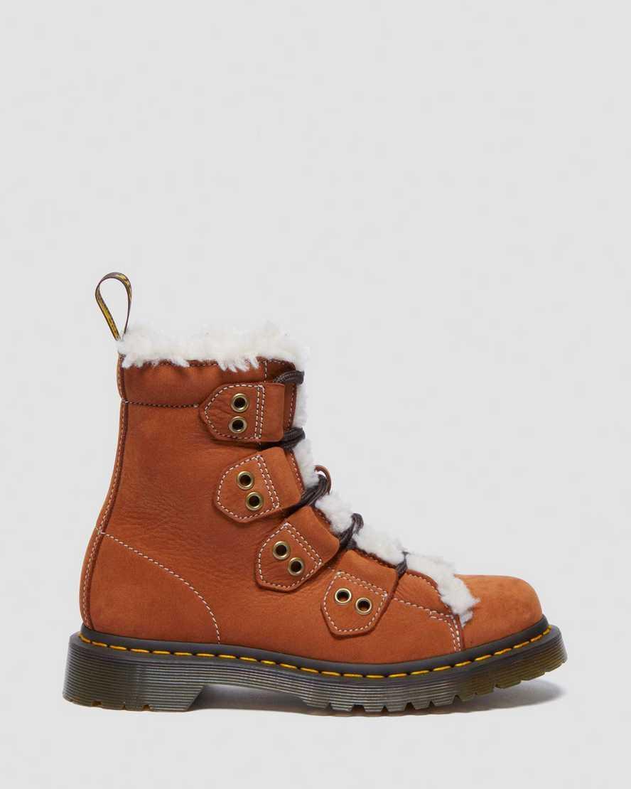 Women's 1460 Lace to Toe Fur Lined Buttersoft Lace Up Boots Product Image