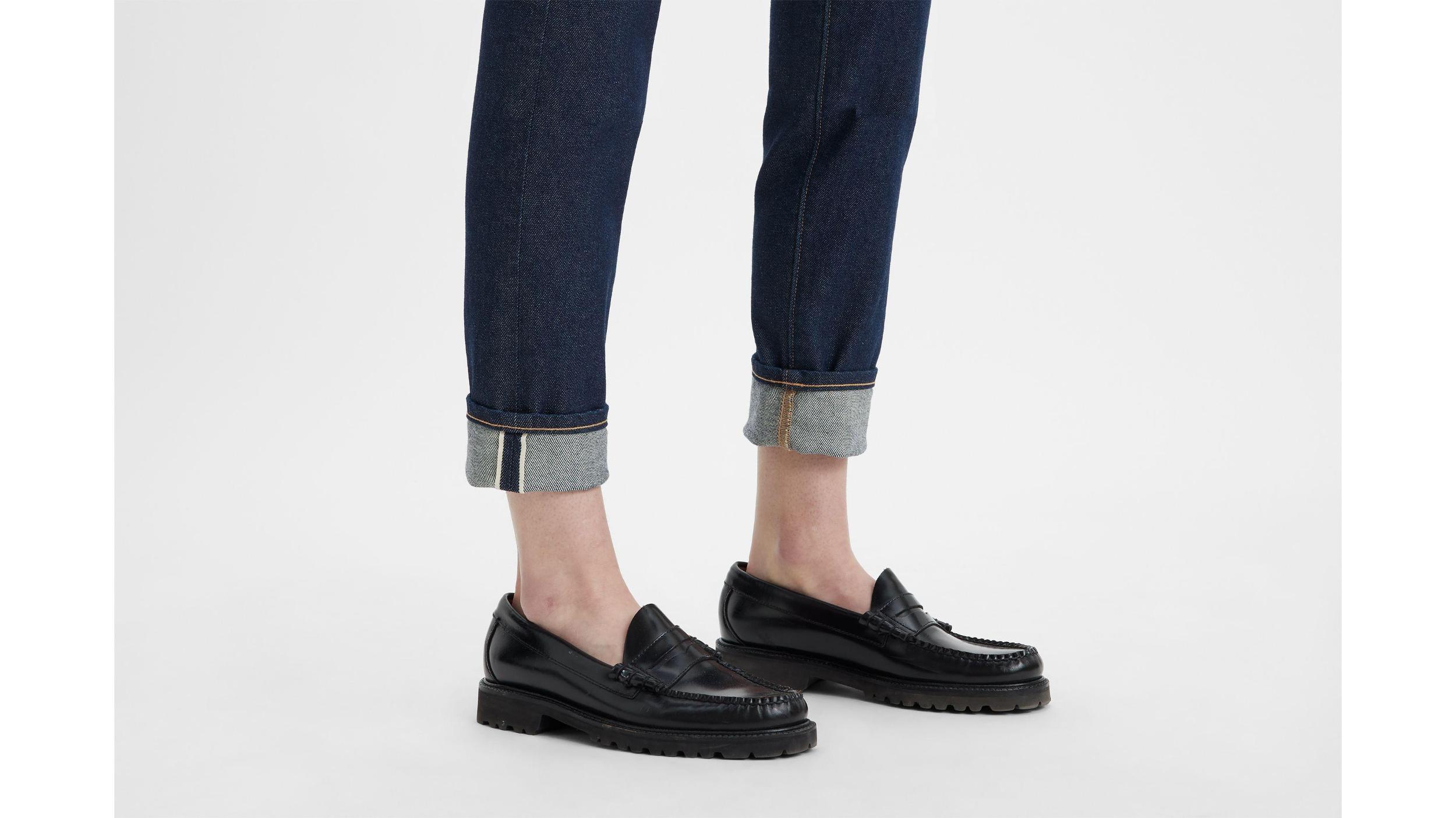 Japanese Selvedge High-Rise Slim Women's Jeans Product Image