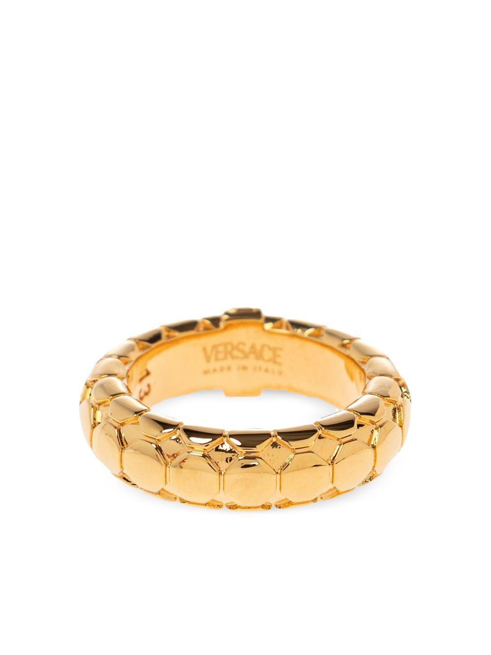 Greca-engraved ring Product Image