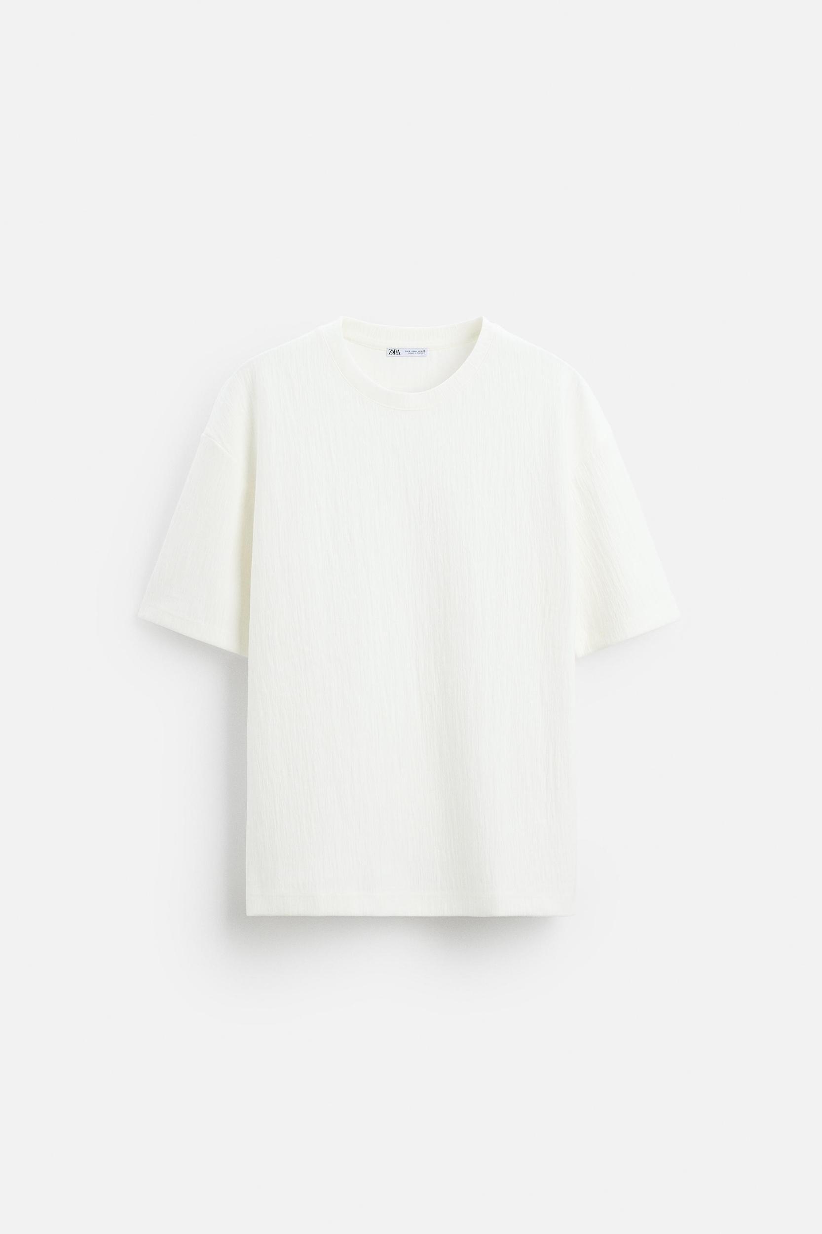 RELAXED FIT STRUCTURED T-SHIRT Product Image