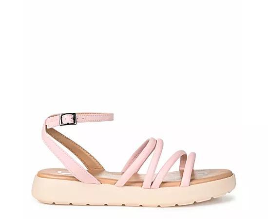 Journee Palomma Tru Comfort Foam™ Women's Strappy Sandals, Size: 7.5, Purple Product Image