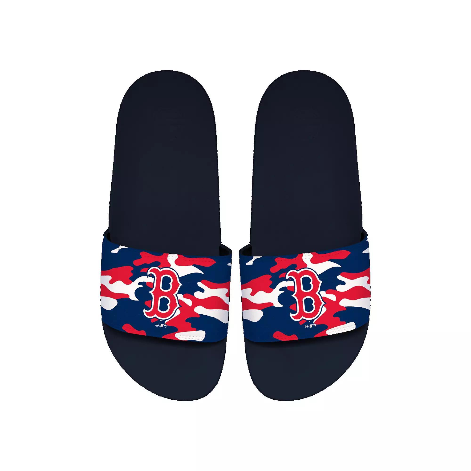 Mens ISlide Boston Red Sox Camo Motto Slide Sandals Blue Product Image