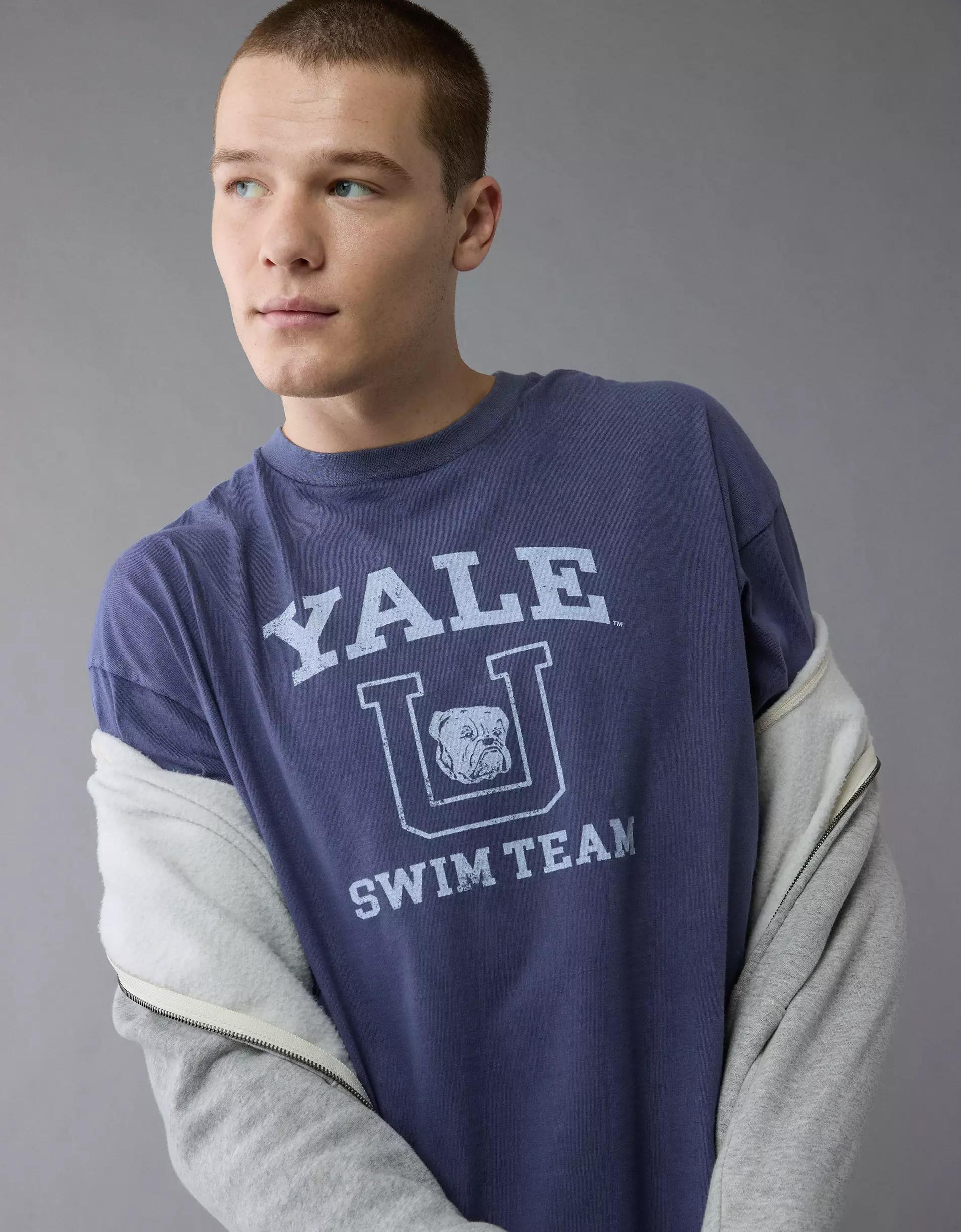 AE Boxy Yale Graphic T-Shirt Product Image