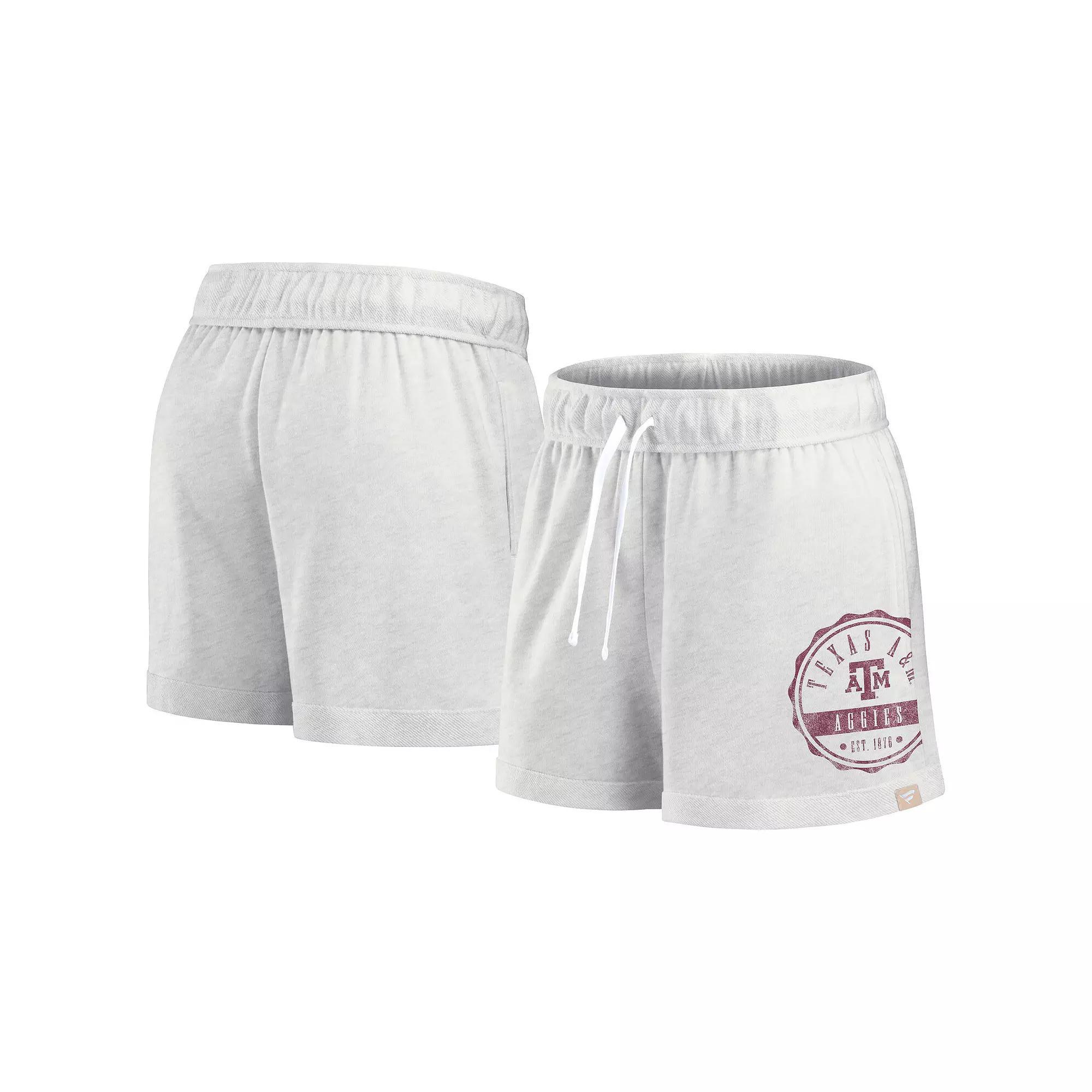Women's Fanatics Branded Oatmeal Texas A&M Aggies Win Badge Shorts, Size: Medium, Team Product Image