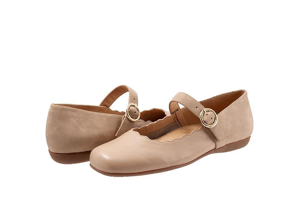 Trotters Sugar Scalloped Leather Mary Jane Flats Product Image