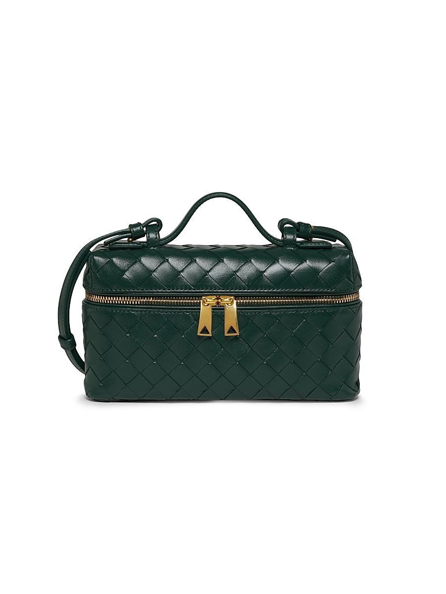 Womens Bang Bang Intrecciato Leather Crossbody Vanity Case Bag Product Image