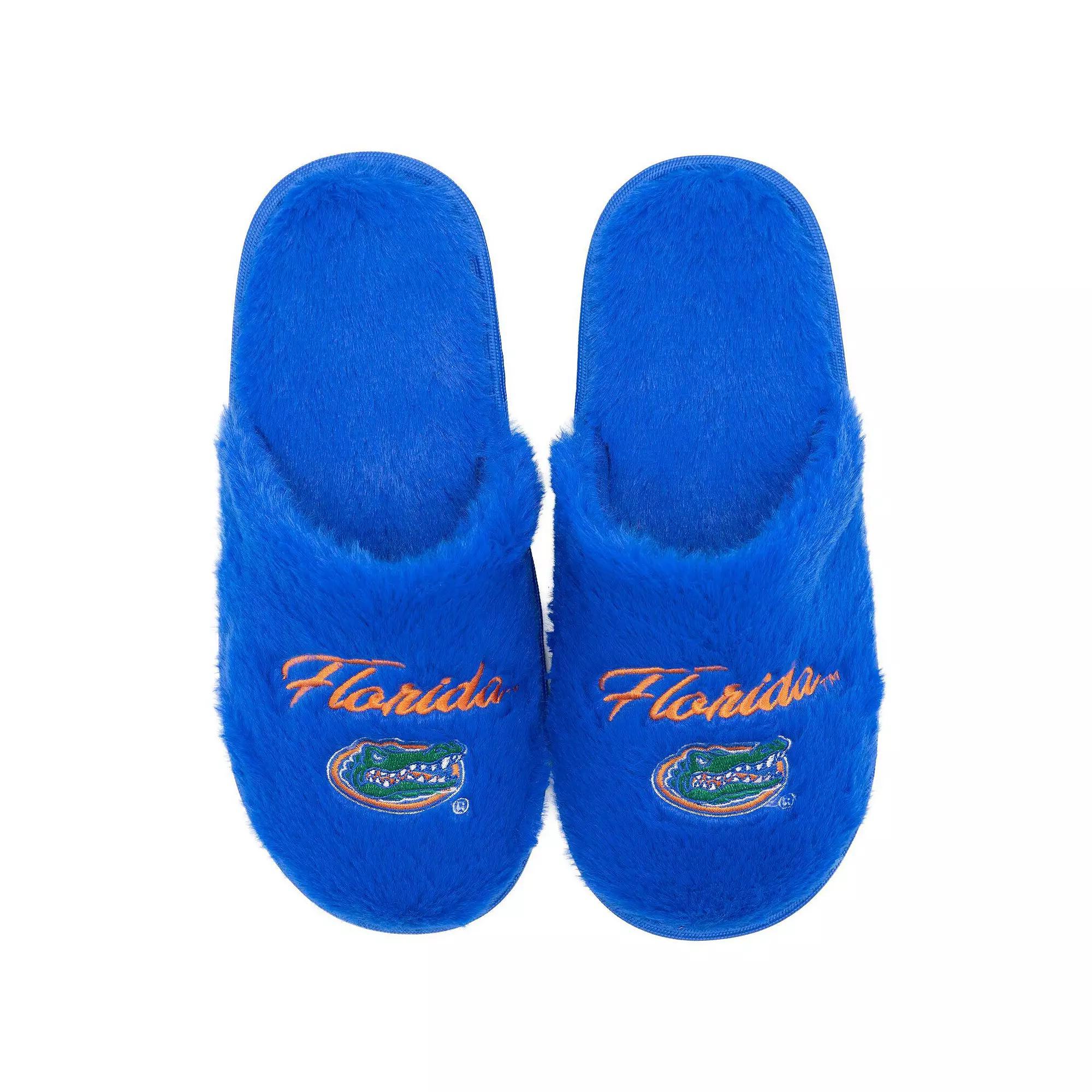 Womens ZooZatz Florida Gators Team Faux Fur Slippers Product Image