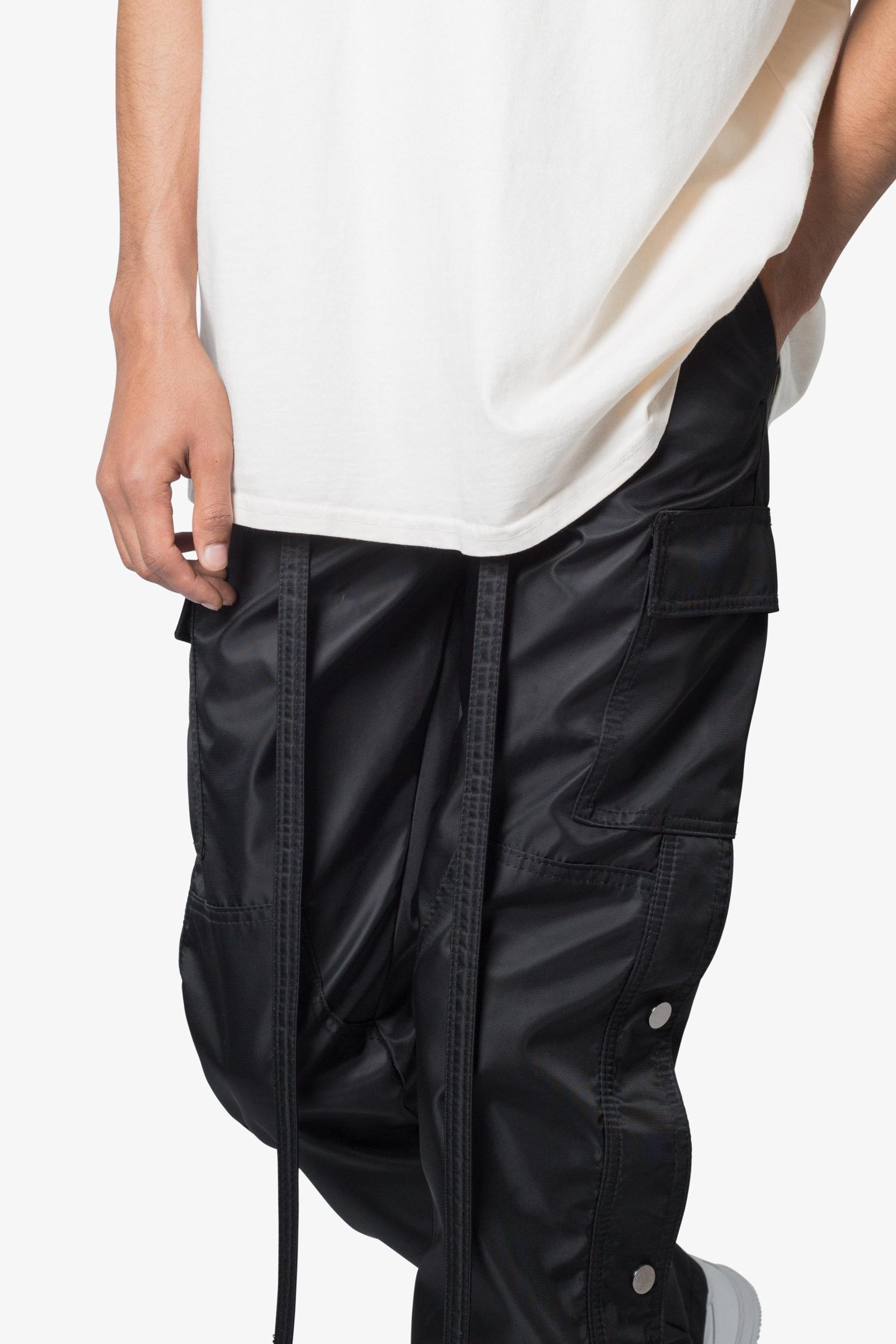 Snap Zipper II Cargo Pants - Black Male Product Image