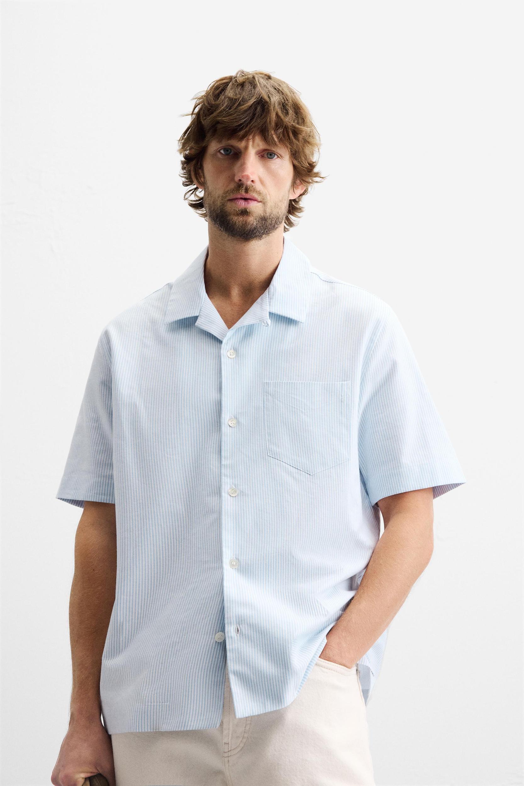 STRIPED OXFORD SHIRT Product Image