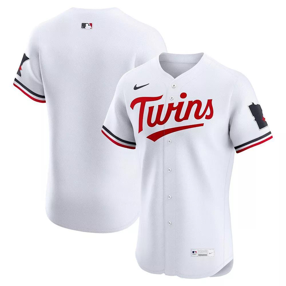 Men's Nike White Minnesota Twins Home Elite Jersey, Size: 40 Product Image
