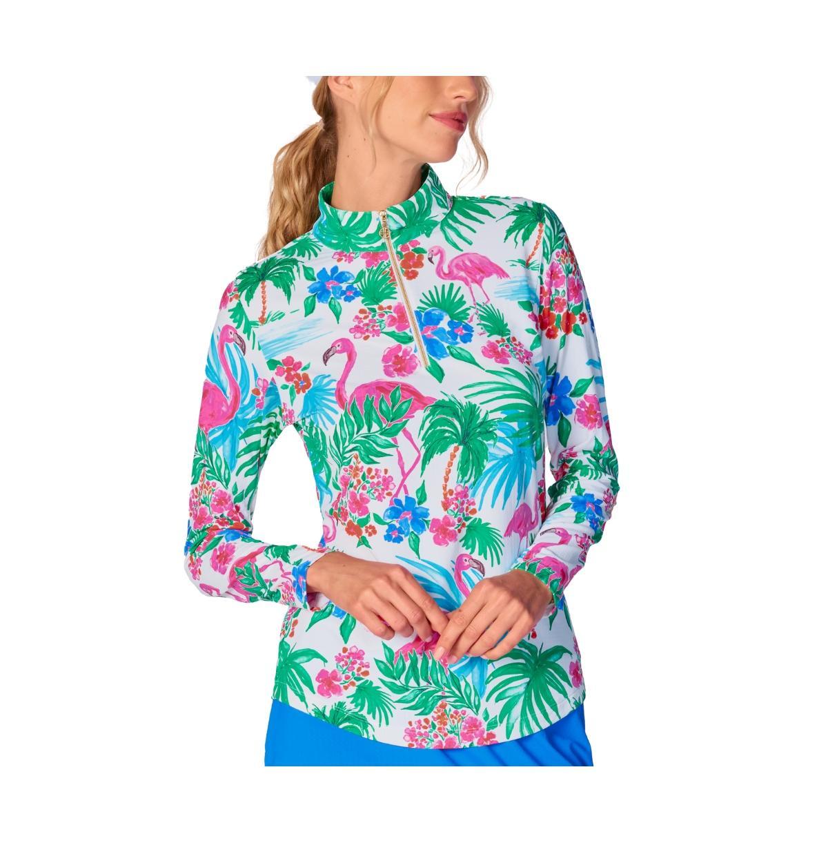 G Lifestyle Clothing Womens Long Sleeve Miock Neck Top Black Large Product Image