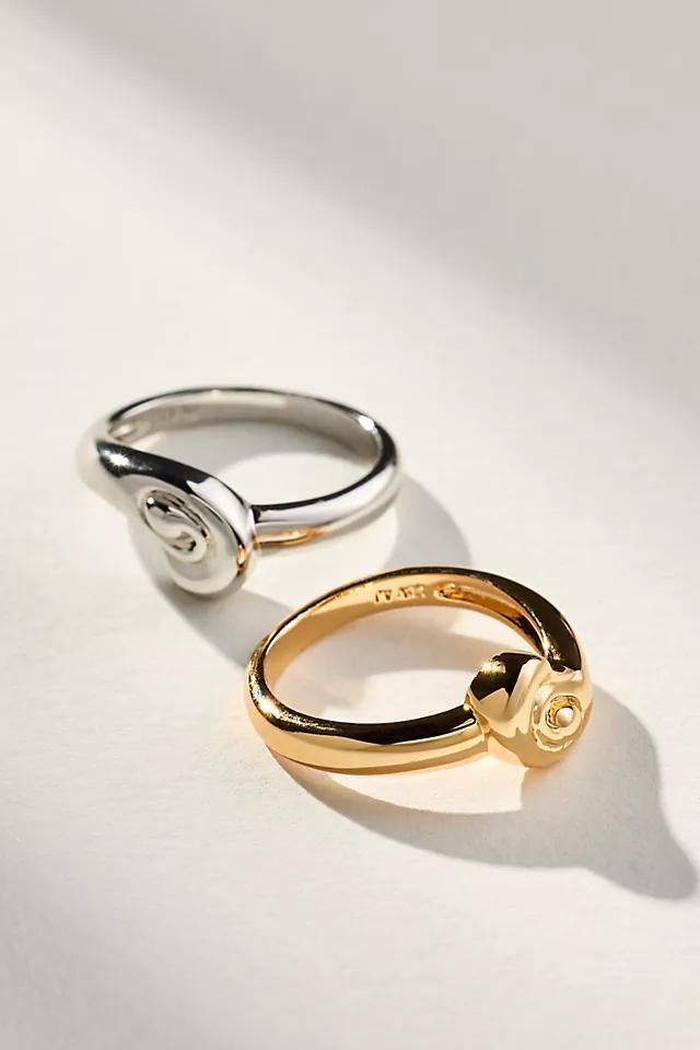 Luv Aj Mixed Metal Coquille Ring Product Image